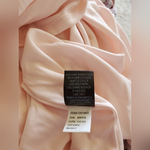 Torrid Blush Floral Chiffon Skater Dress Women's Size 22 Classic Boho Chic Retro - Picture 10 of 12